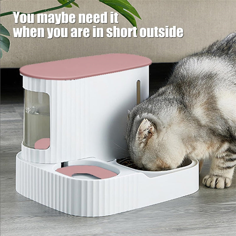 2-in-1 Premium Gravity Pet Feeder & Water Dispenser