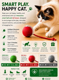 Interactive Smart Cat Ball With Tail Teaser Toy